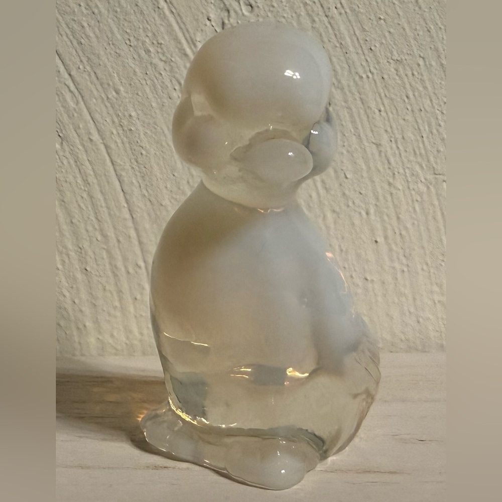 Fenton Opalescent Glass Duck